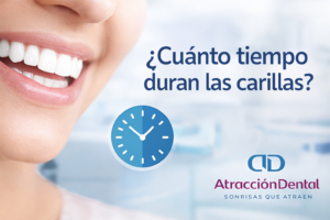 ¿Cuánto tiempo duran las carillas? sonrisa con carillas dentales en clínica Atracción Dental